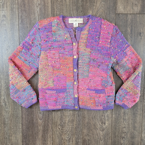 The Peruvian Connection Handmade Multicolor Sweate - Picture 3 of 10